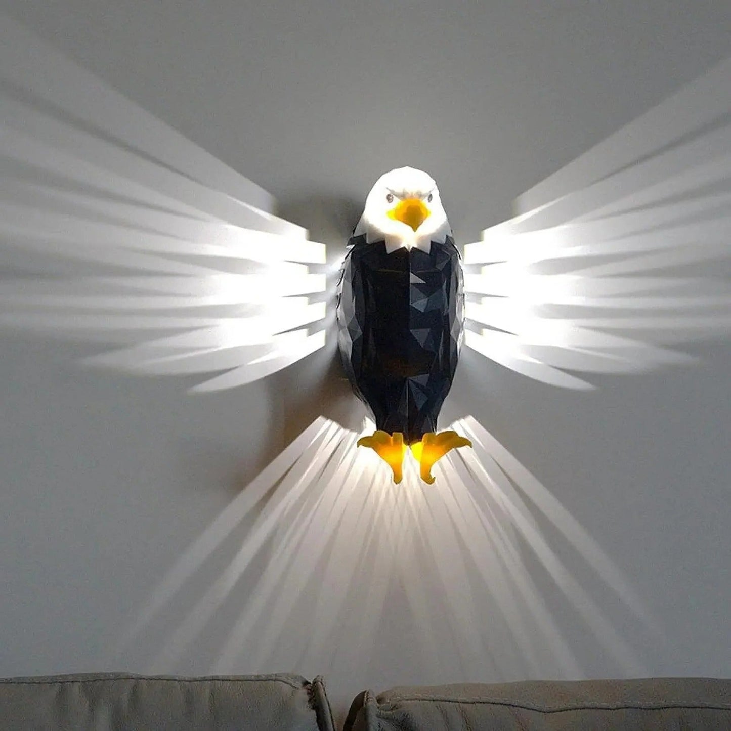 Bright Metal Bird Wall Light - Luxicro
