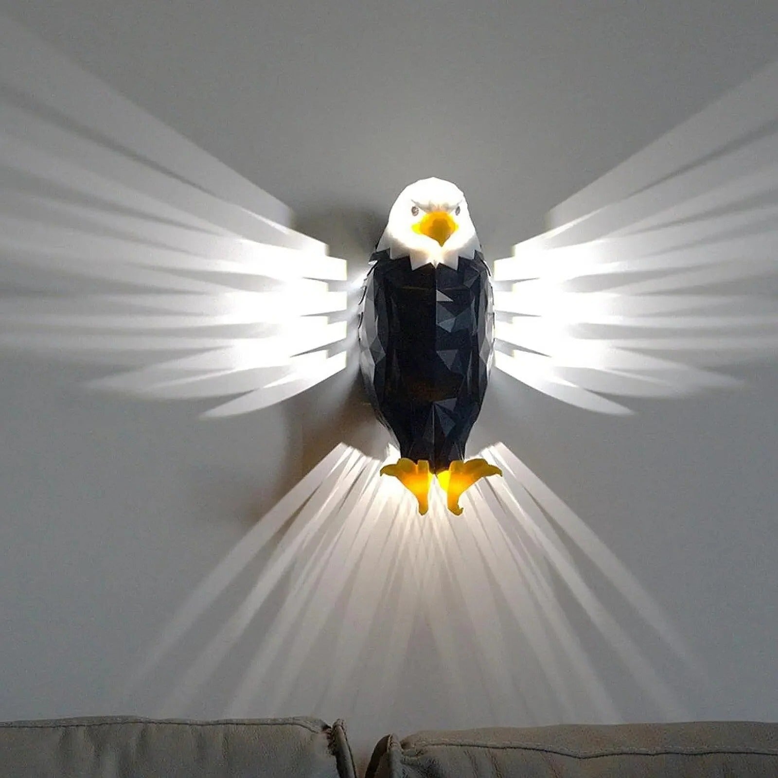 Bright Metal Bird Wall Light - Luxicro