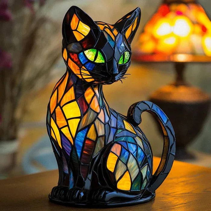 Colorful Feline Desk Light Lamp - Luxicro