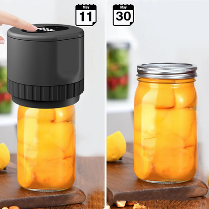 Automatic Food Saver Mason Jar Sealer with LED Screen