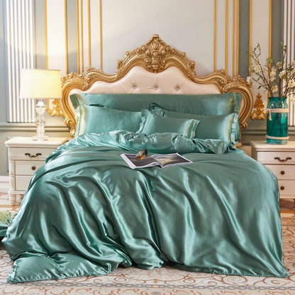 Luxurious Silk Bed Sheet Set