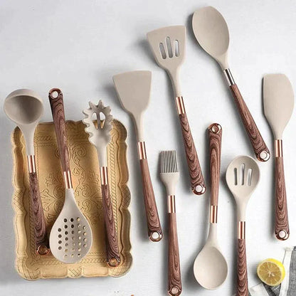 Non-Stick Silicone 10-Piece Kitchen Utensil Set