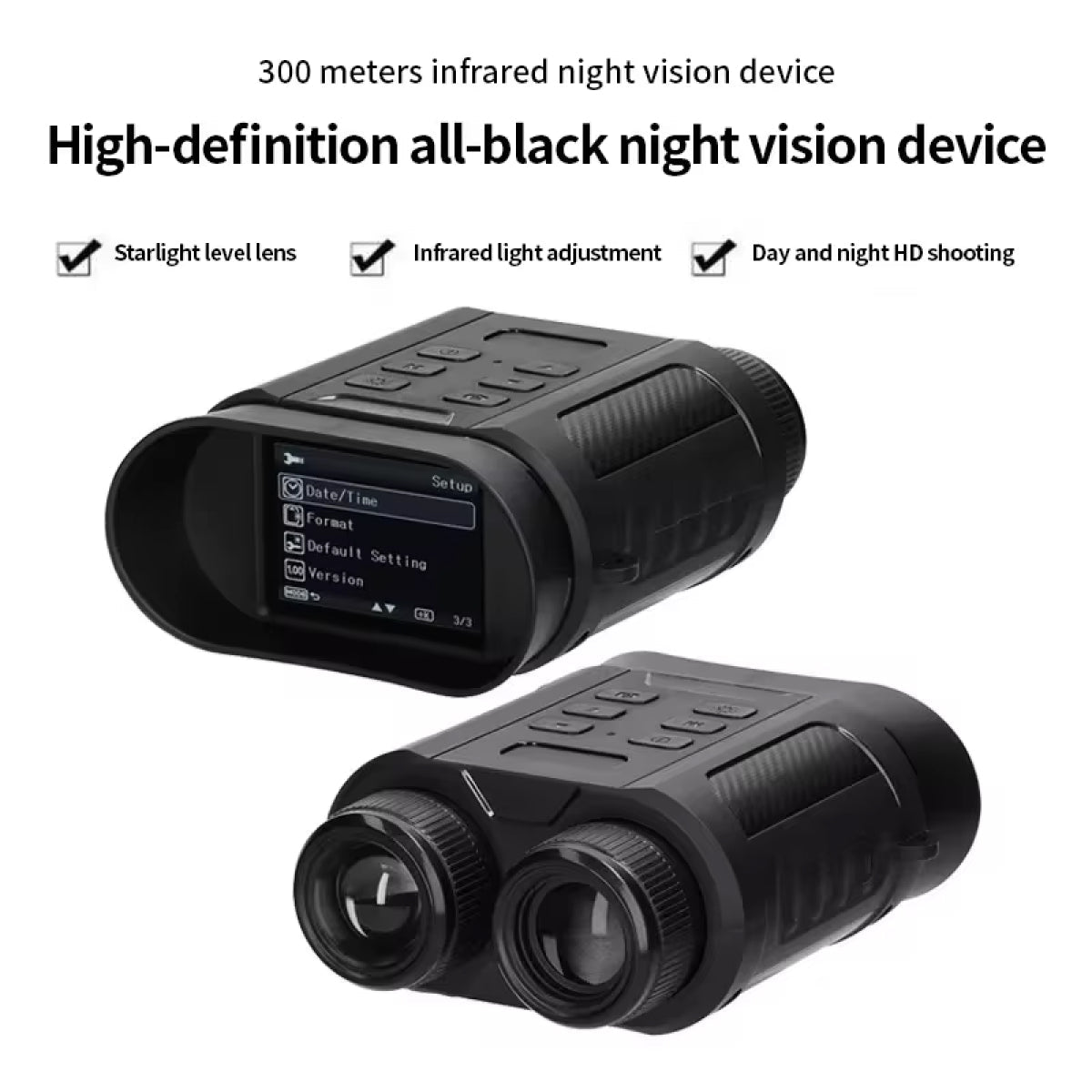 Clear Night Vision Waterproof Binoculars