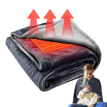 Soft Electric Heated Fleece Throw Blanket Wrap - Luxicro