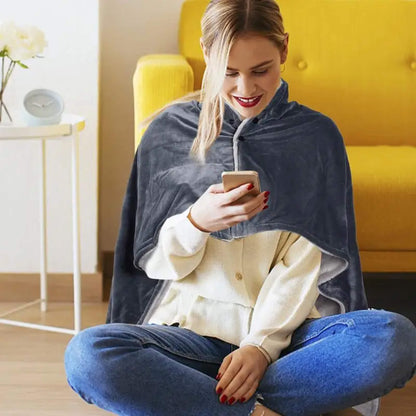 Soft Electric Heated Fleece Throw Blanket Wrap