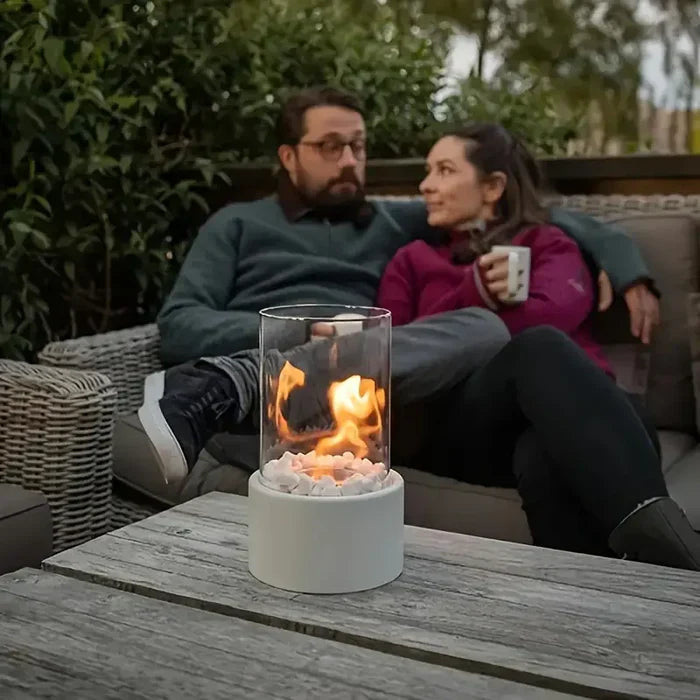 Portable Patio Flame Fire Bowl Lantern