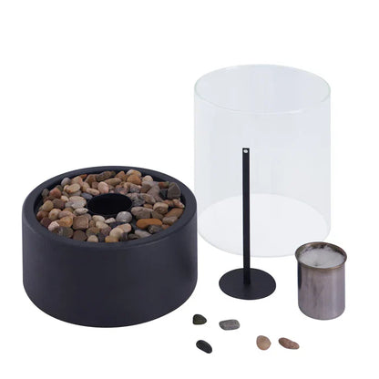 Cozy Outdoor Flame Table Lamp for Patio Decor
