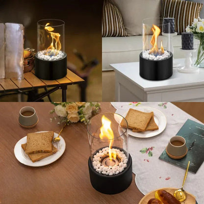 Portable Patio Flame Fire Bowl Lantern
