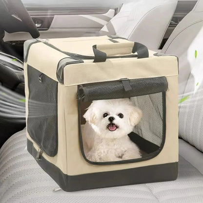 Portable Folding Dog Crate - Luxicro