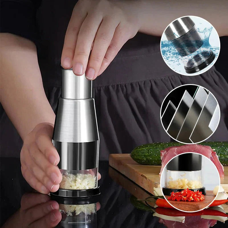 Easy Use Mini Garlic Press Chopper