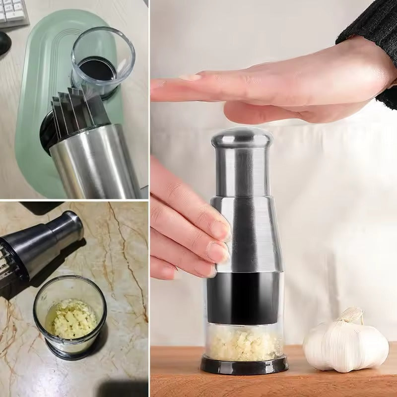 Easy Use Mini Garlic Press Chopper
