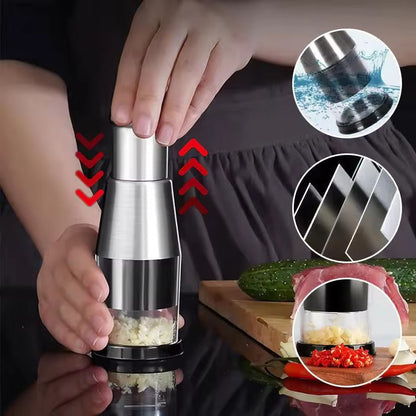 Compact Garlic Press for Simple Meal Prep