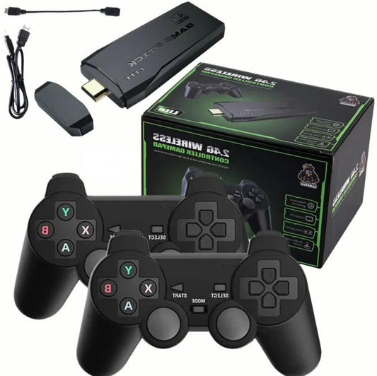 Classic Gaming System Console, 64GB 4K HDMI with 2 Controllers - Luxicro