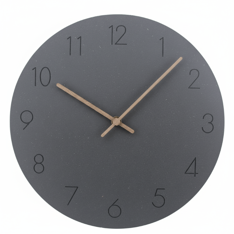 Quiet Modern Scandinavian Wall Clock