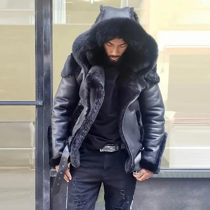Waterproof Men's Hooded Winter Coat - Luxicro