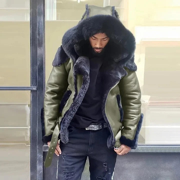 Waterproof Men's Hooded Winter Coat