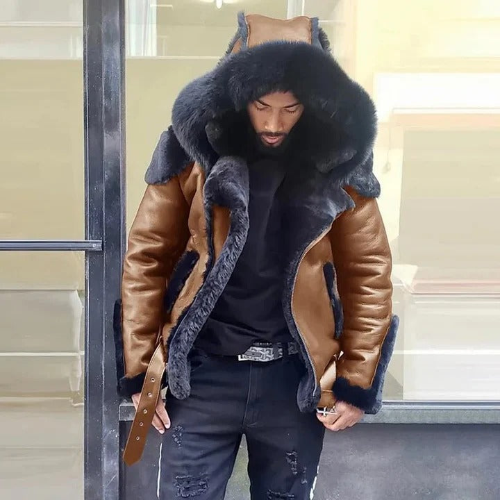 Waterproof Men's Hooded Winter Coat