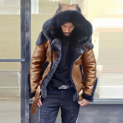 Waterproof Men's Hooded Winter Coat