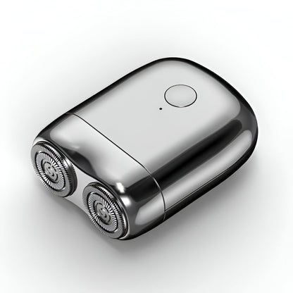 Compact Rechargeable Shaver for Men's Face and Beard