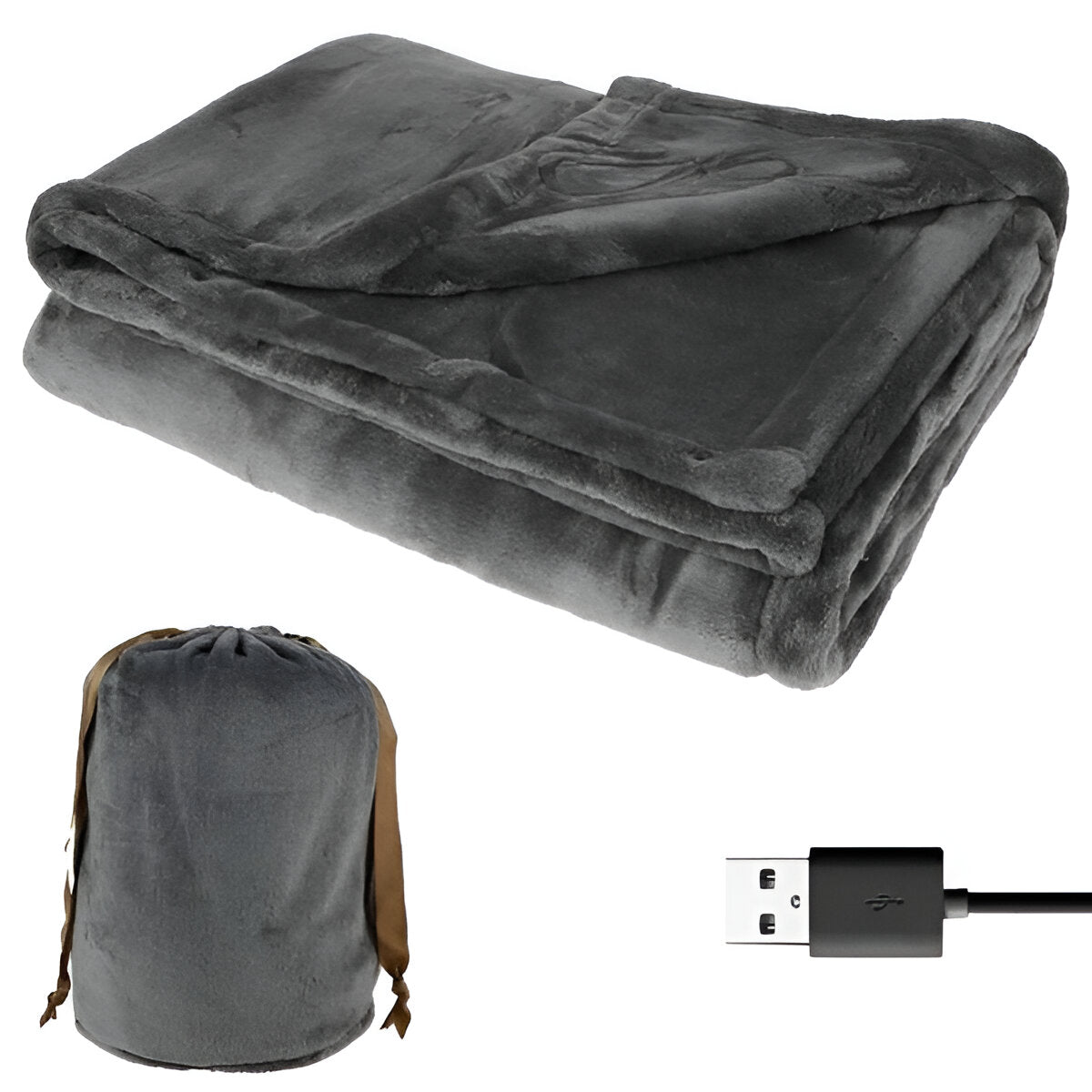 Cozy Wireless Rechargeable Throw Blanket