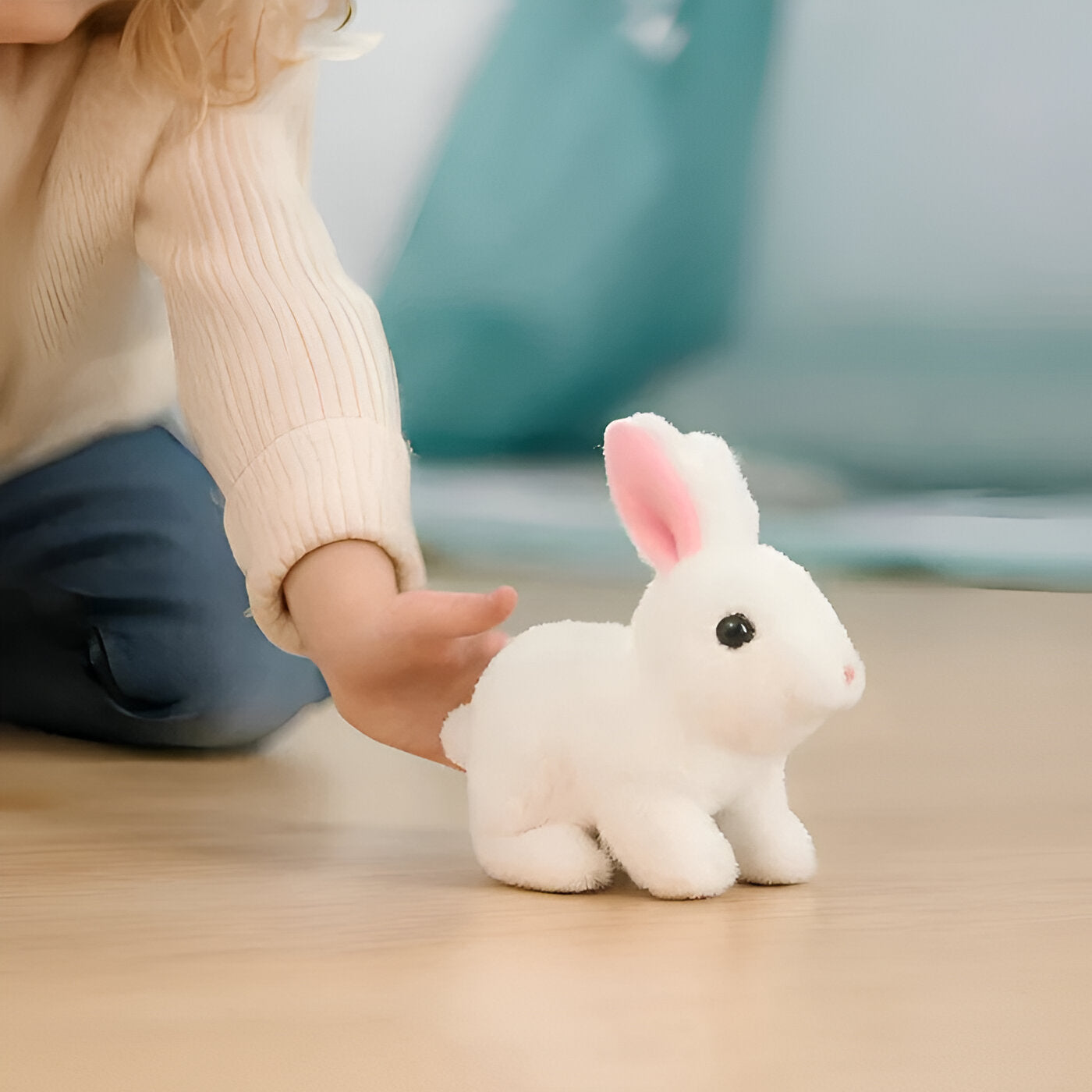 Cuddly Bunny Soft Play Toy - Luxicro
