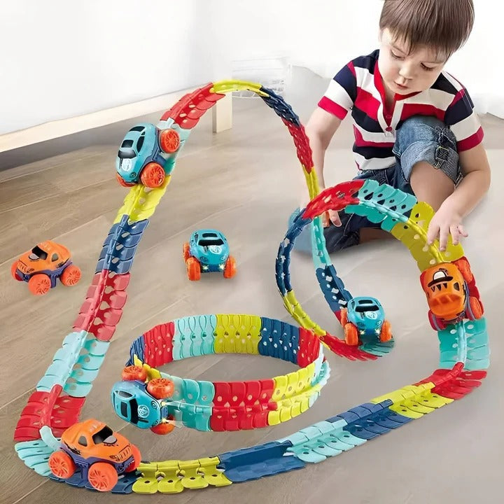 Fun Kids Racing Track with Mini Cars - Luxicro