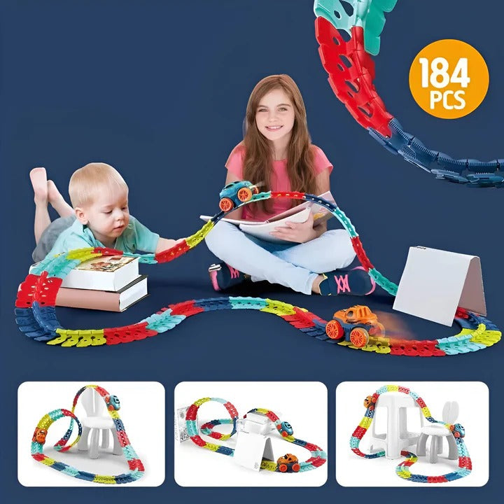Fun Kids Racing Track with Mini Cars
