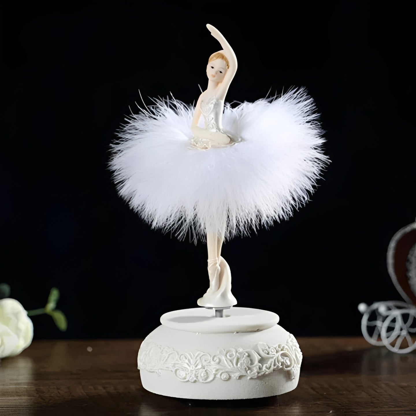 Beautiful Girl's Musical Ballerina Box