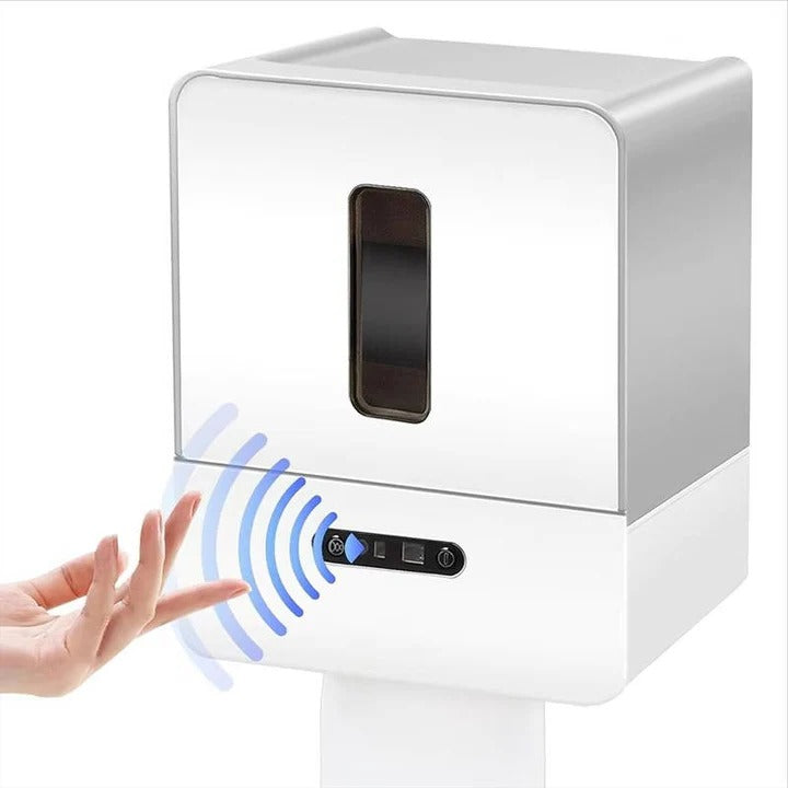 Automatic Sensor Paper Towel Holder with Customizable Sheets - Luxicro