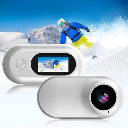 Compact Sports Action Camera with Mount