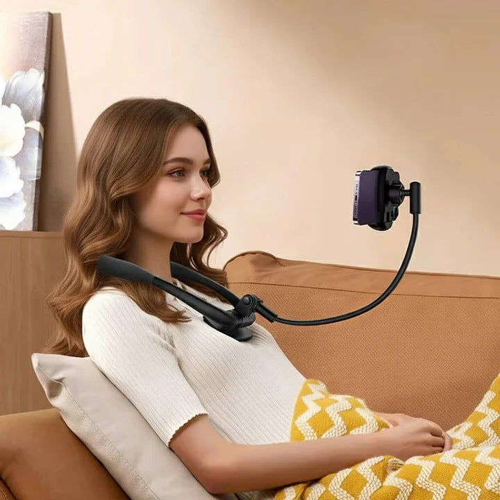 Adjustable Cell Phone Stand for Bed and Desk Use - Luxicro
