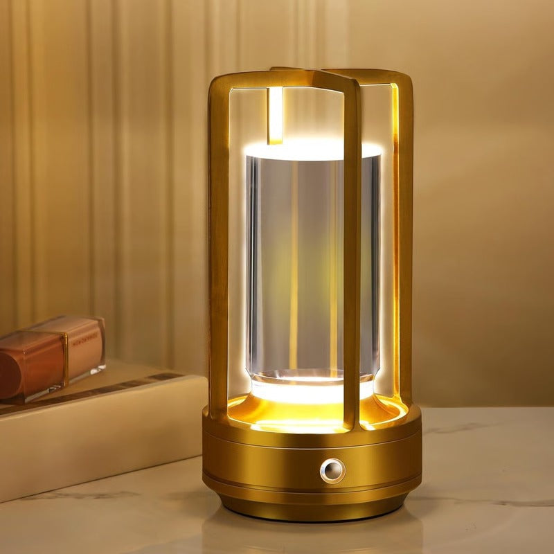 Bright Glass Desk Lamp with Adjustable Soft Lighting