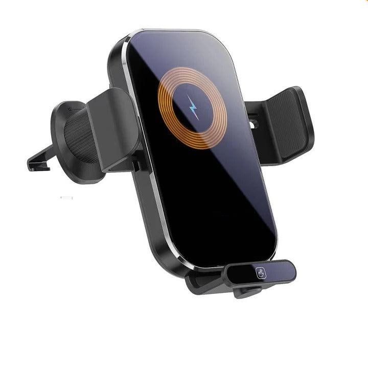 Fast Wireless Car Phone Charger Mount Clamp - Luxicro