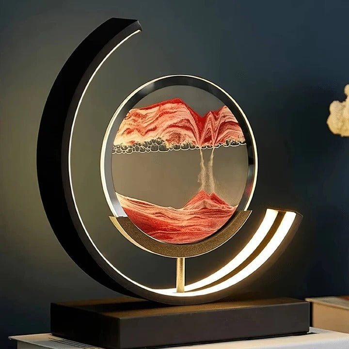 Dynamic Ocean Scene Tabletop Sand Art - Luxicro