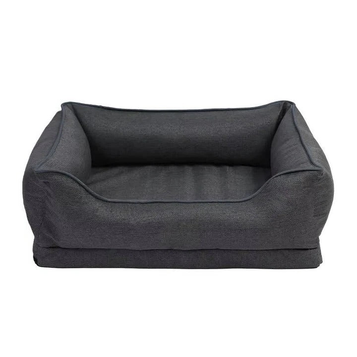 Comfortable Pet Car Bed with Non Slip Bottom and Support - Luxicro