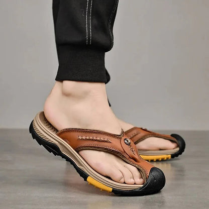 Lightweight Mens Beach Thong Sandals - Luxicro