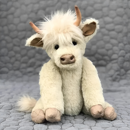 Cute Plush Farm Animal Cow Toy - Luxicro