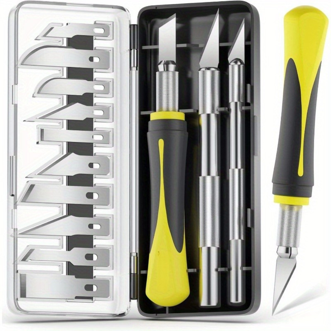 Premium Wood Handle Pumpkin Carving Knife Set - Luxicro