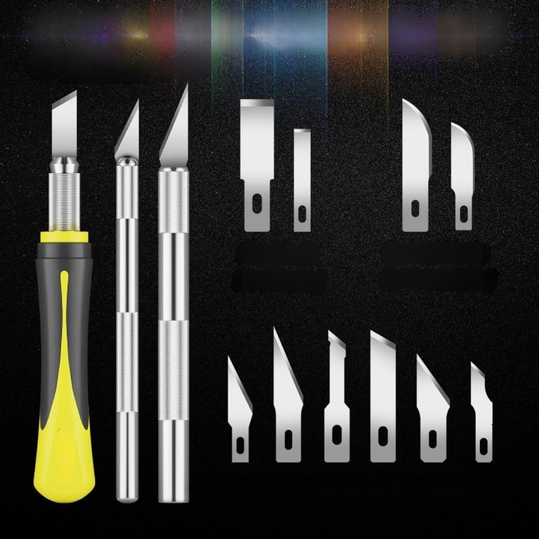 Premium Wood Handle Pumpkin Carving Knife Set