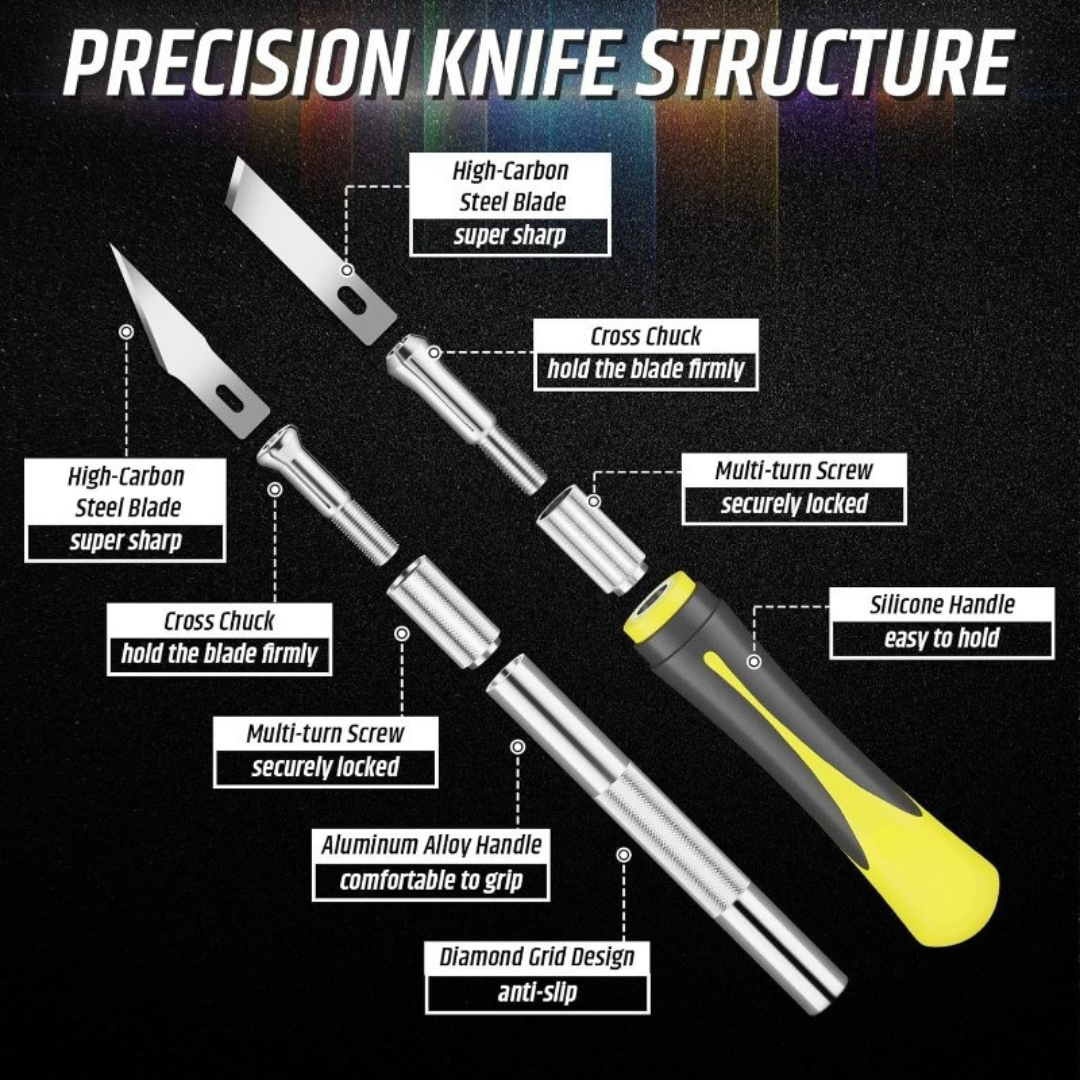 Premium Wood Handle Pumpkin Carving Knife Set