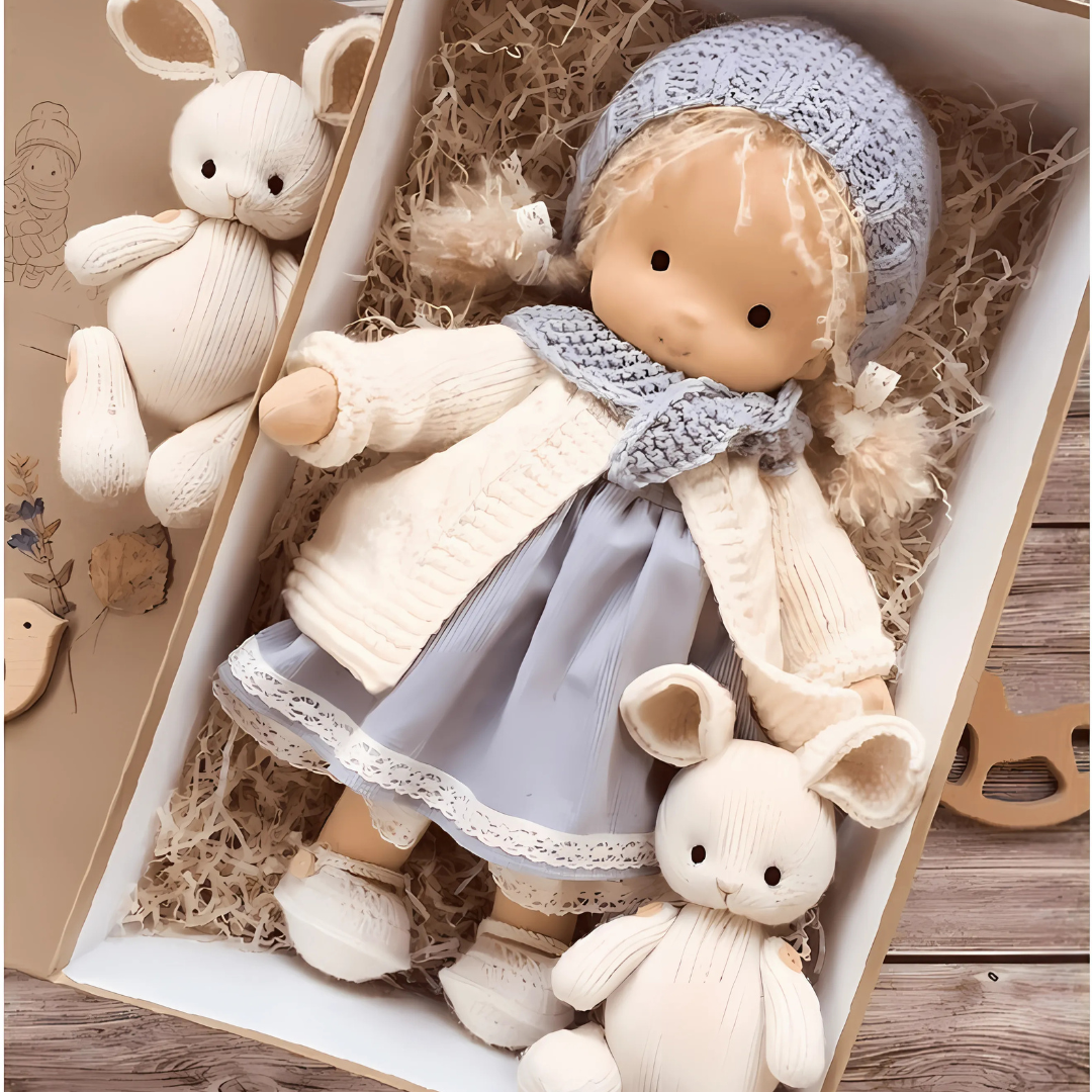 Cuddly Handcrafted Plush Doll Toy