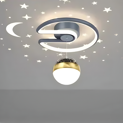 Cosmic LED Ceiling Lamp Twinkling Night Effect