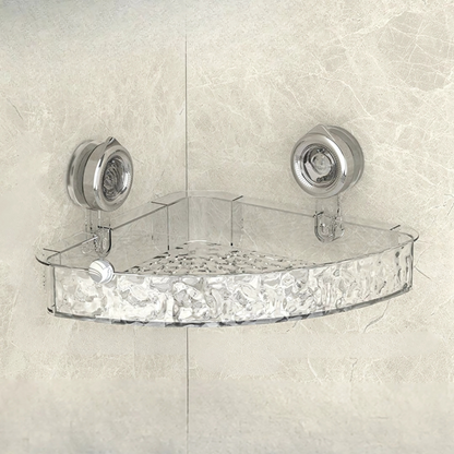Sticky Bathroom Shelf Corner Storage Organizer
