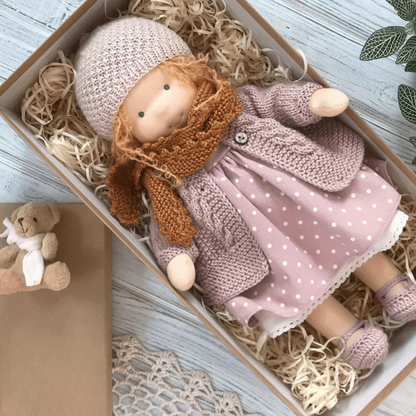 Cuddly Handcrafted Plush Doll Toy