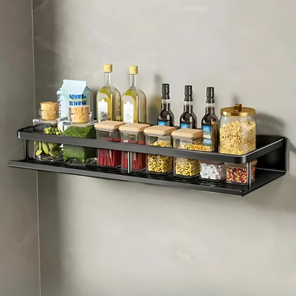 Compact Kitchen Wall Shelf Organizer