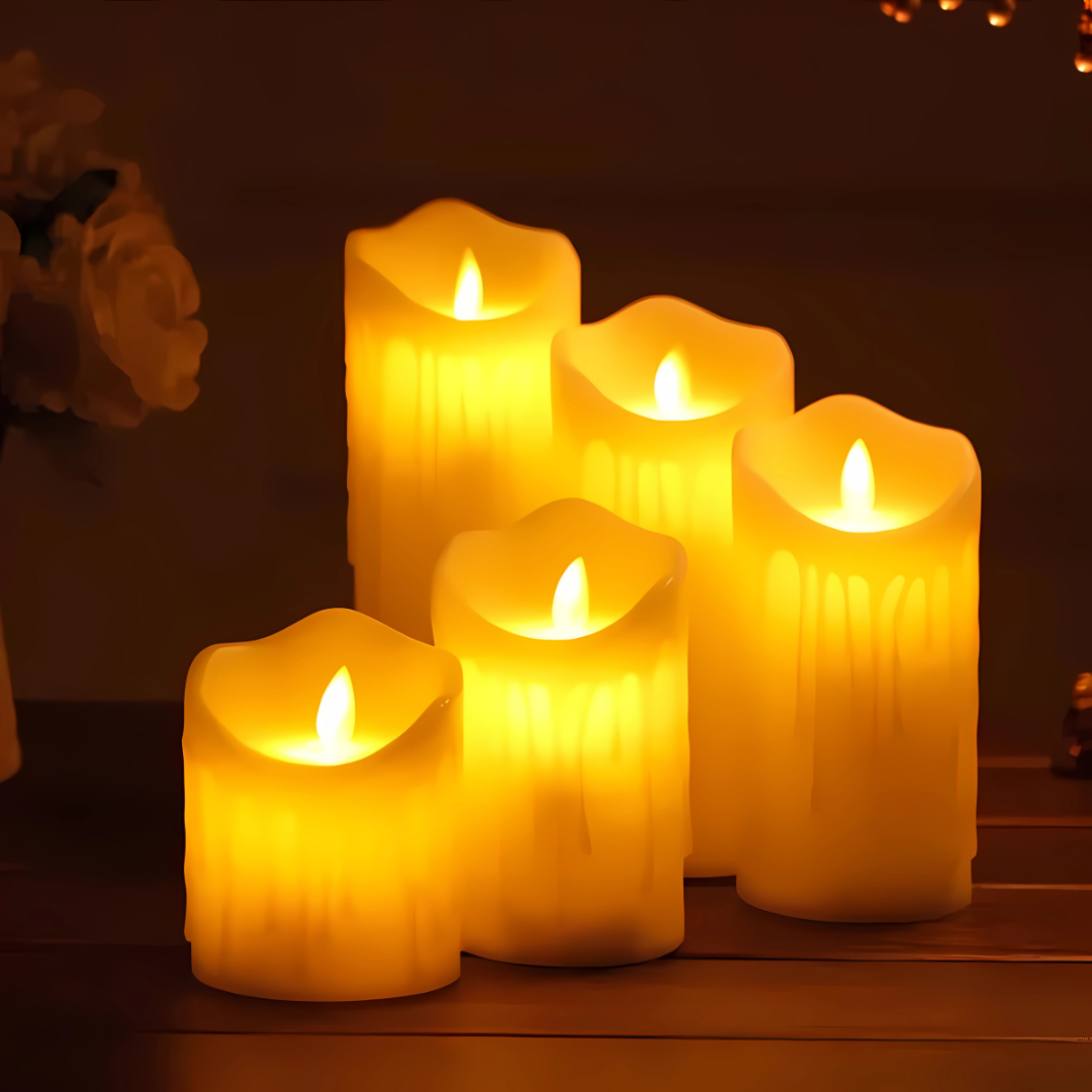 Realistic LED Flicker Candles