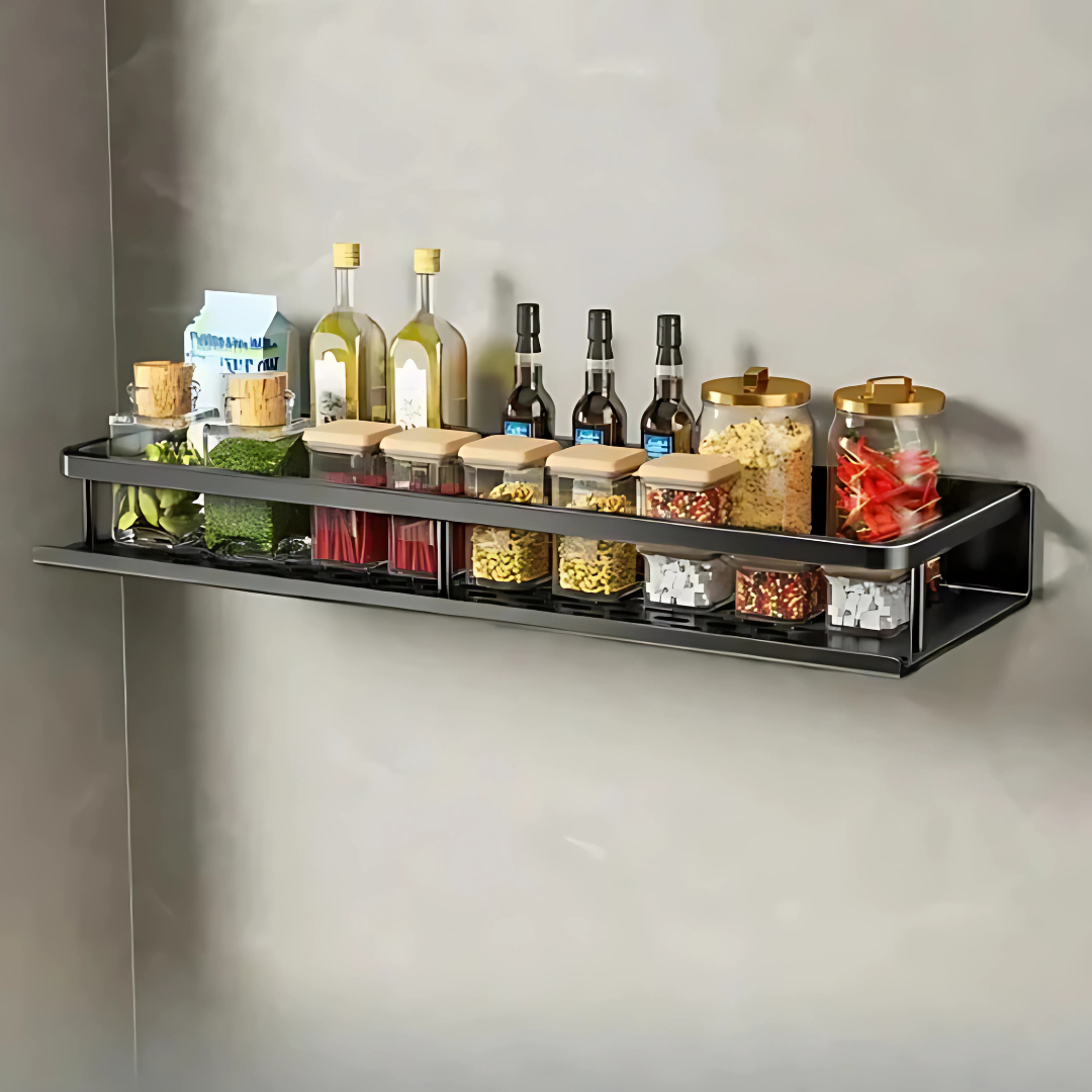 Compact Kitchen Wall Shelf Organizer