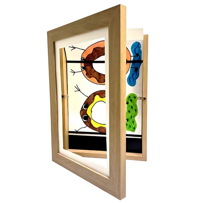 Rustic Wooden Picture Frame Display