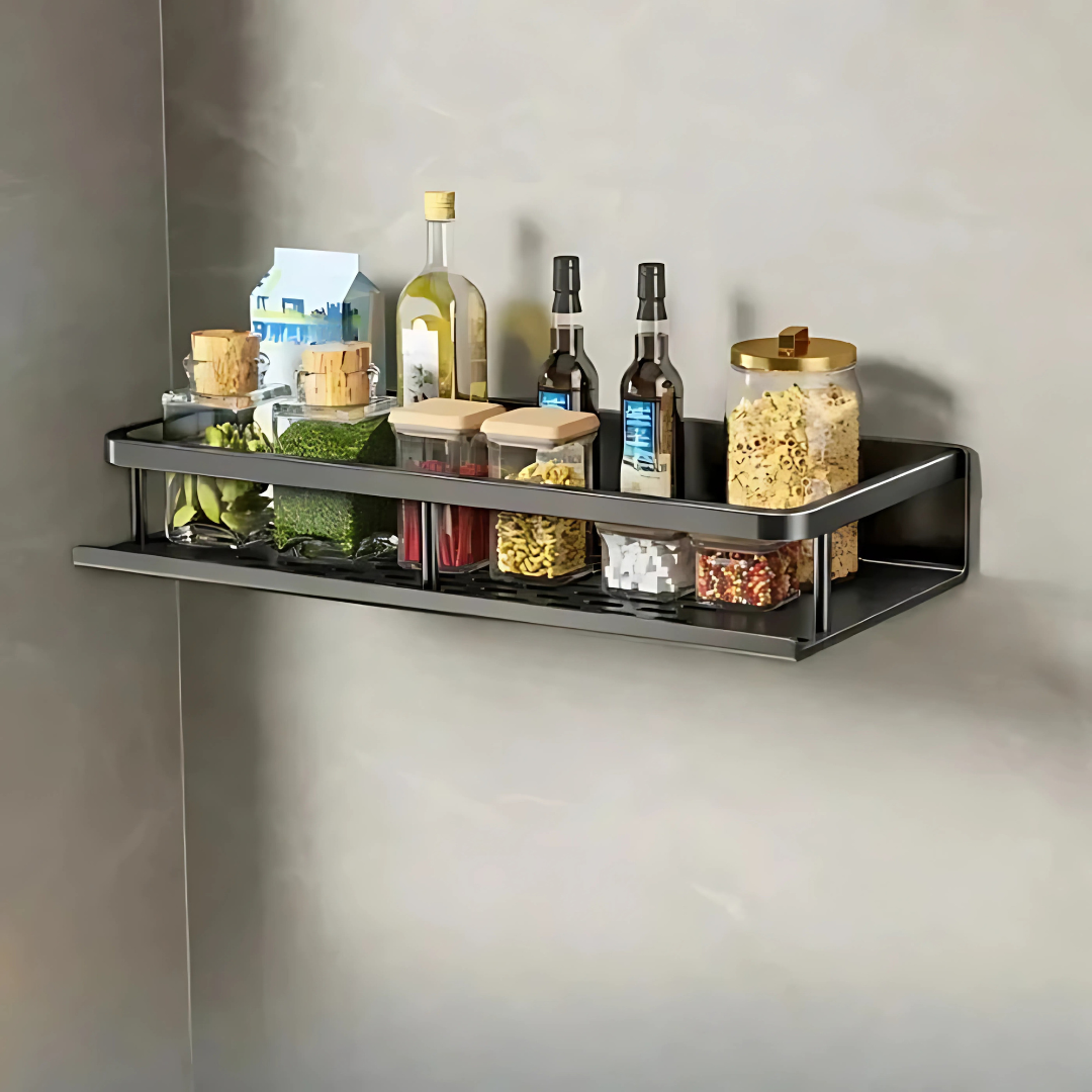 Compact Kitchen Wall Shelf Organizer - Luxicro