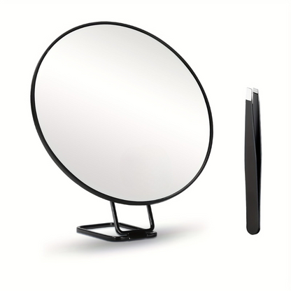 Compact Travel Makeup Mirror with LED Light